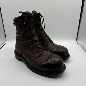 Red Wing 608 SuperSole Boot Men's Size 9.5 EE Soft Toe w/ Protective Cap 8 inch‎